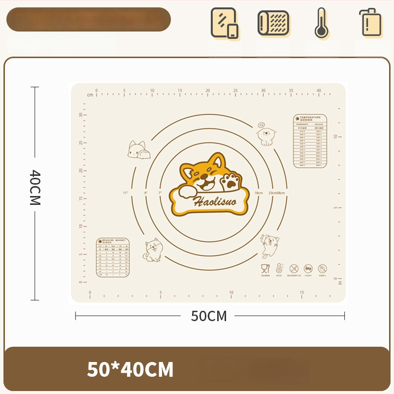 Silikónová podložka na miesenie cesta — Sylvania, tlač loga dostupná, prispôsobiteľné, uvedená v roku 2023