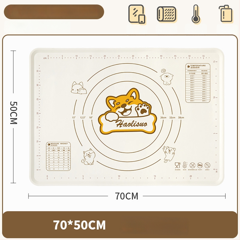 Silikónová podložka na miesenie cesta — Sylvania, tlač loga dostupná, prispôsobiteľné, uvedená v roku 2023