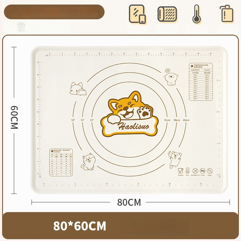 Silikónová podložka na miesenie cesta — Sylvania, tlač loga dostupná, prispôsobiteľné, uvedená v roku 2023
