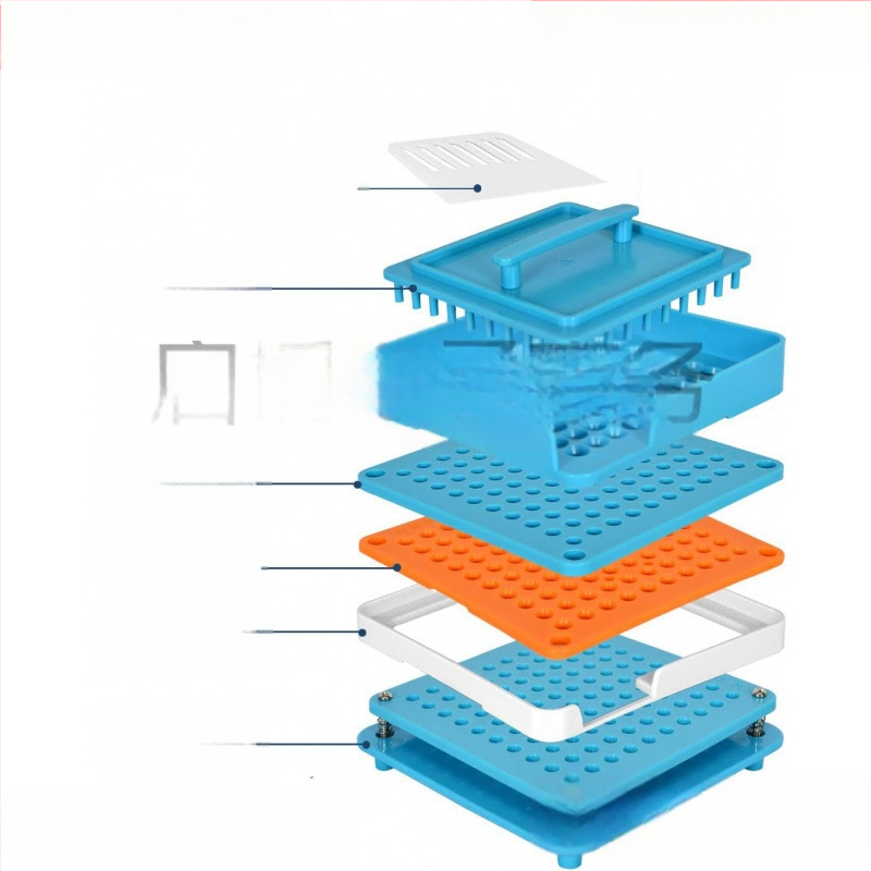 Kapsulová plnička s doskou na prášok, doska s 200 otvormi, kód produktu Mkcchcj2w