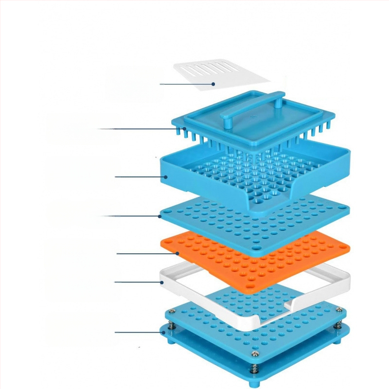 Kapsulová plnička s doskou na prášok, doska s 200 otvormi, kód produktu Mkcchcj2w
