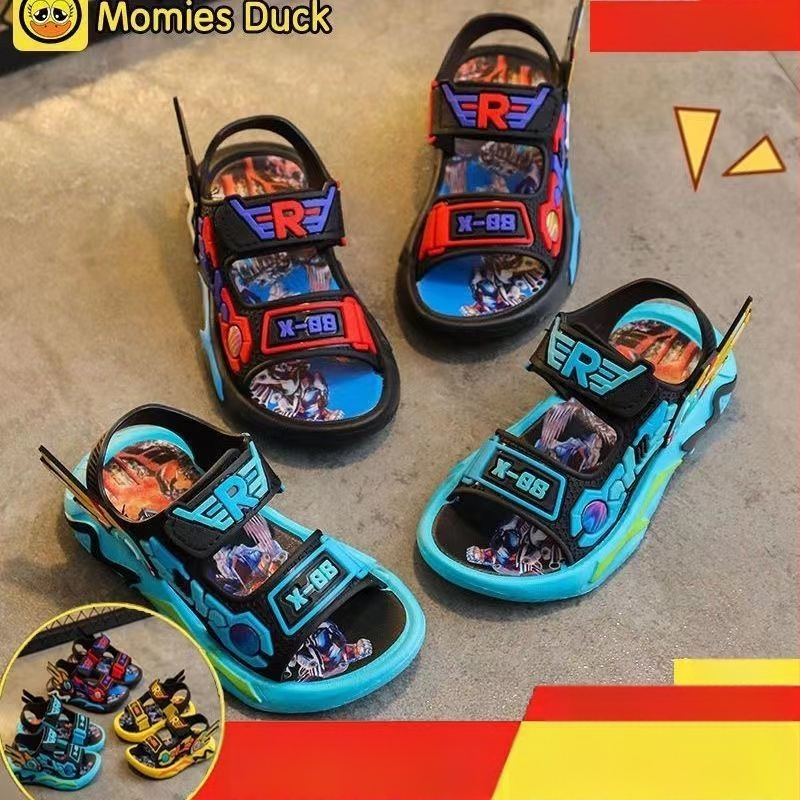 Feiya Vaikų berniukų sandalai, Vasara 2023, viršus iš sintetinės odos, padas PVC, neslysta, amžius 4–6 metai