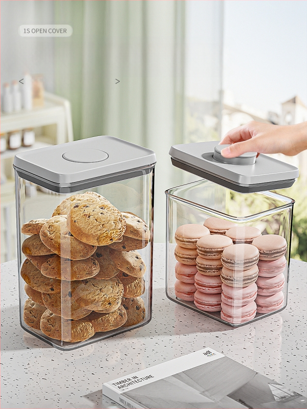 Uzavretá skladovacia nádoba, štvorcový plastový box, objem pod 300 ml, kórejský štýl