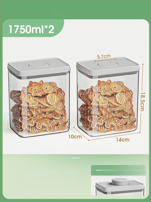 Uzavretá skladovacia nádoba, štvorcový plastový box, objem pod 300 ml, kórejský štýl