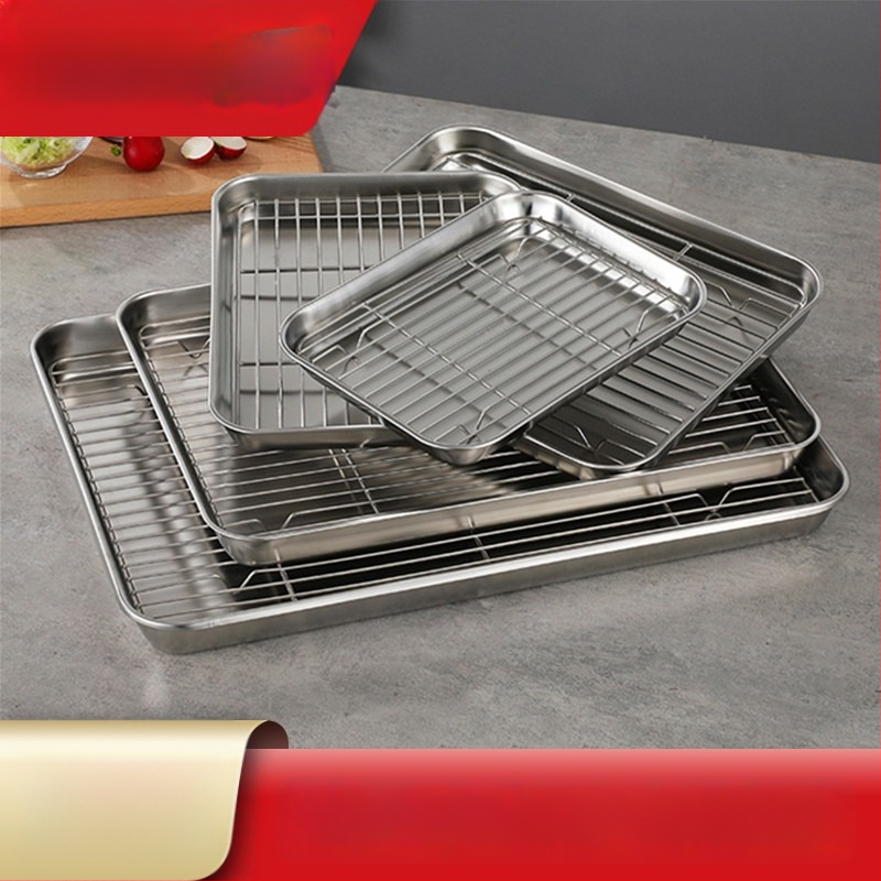 Japonská štvorcová miska z nehrdzavejúcej ocele 304, leštený povrch, tlač loga možná, prispôsobiteľná