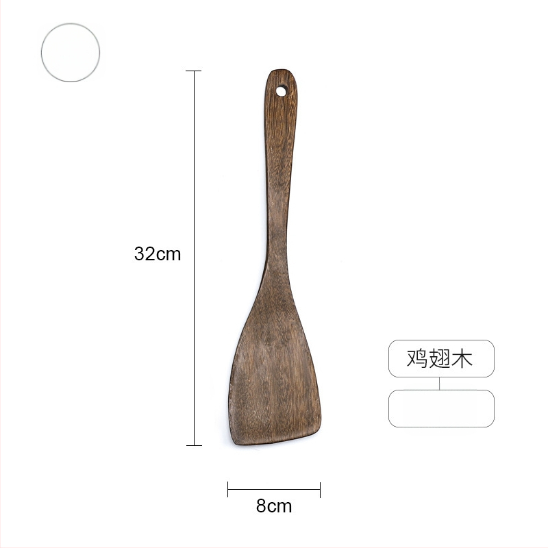 Sada drevených lyžíc a špachtlí, s drevenými rúčkami, nelepivý povrch, protišmyková vrstva, vysokoteplotná odolnosť