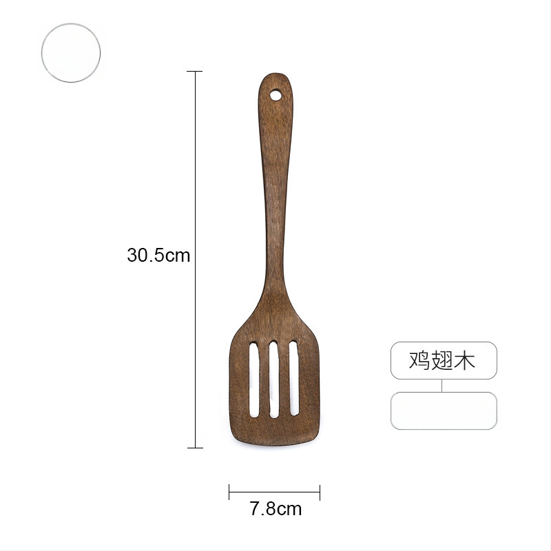 Sada drevených lyžíc a špachtlí, s drevenými rúčkami, nelepivý povrch, protišmyková vrstva, vysokoteplotná odolnosť