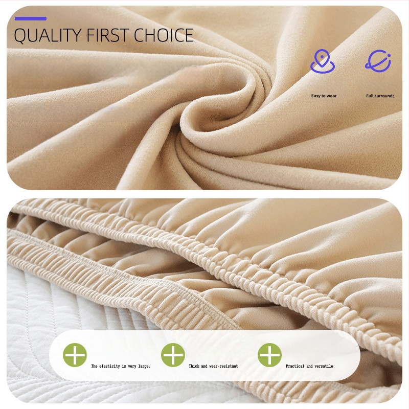 Obal na vankúš sedačky, polyester, protišmykový, univerzálny pre štyri obdobia, kompatibilný s modulárnou pohovkou, jednofarebný vzor, štýl svieži