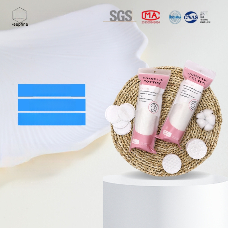 Make-up tampóny z netkanej textílie, 3-vrstvové, funkcie: odstraňovanie make-upu, aplikácia a mokrá aplikácia, ODM prispôsobenie