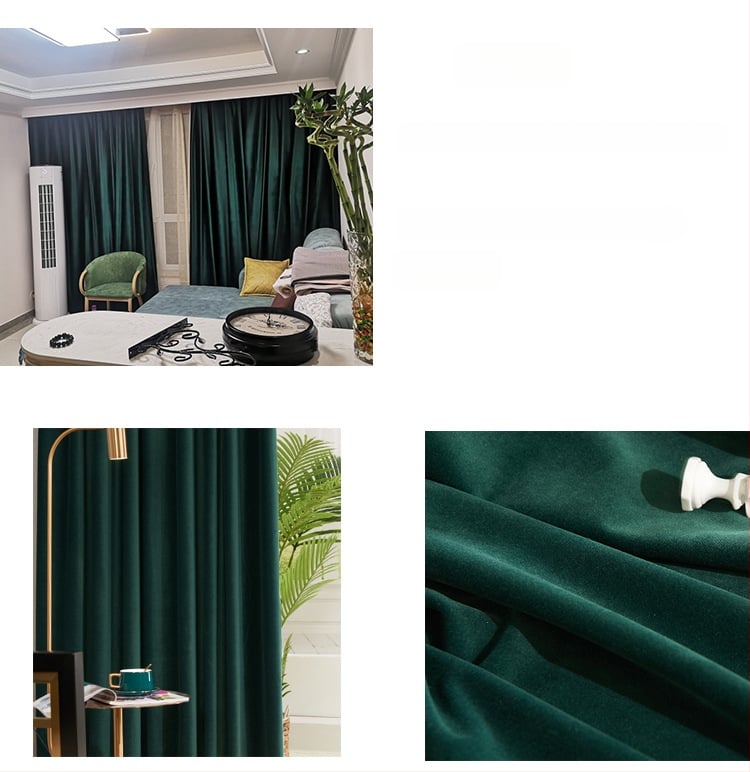 Zamatový záves s čipkou do obývačky, polyesterový materiál, polotienenie 40–70%