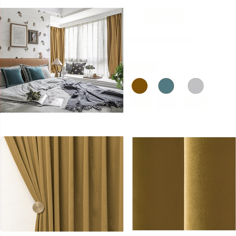 Zamatový záves s čipkou do obývačky, polyesterový materiál, polotienenie 40–70%