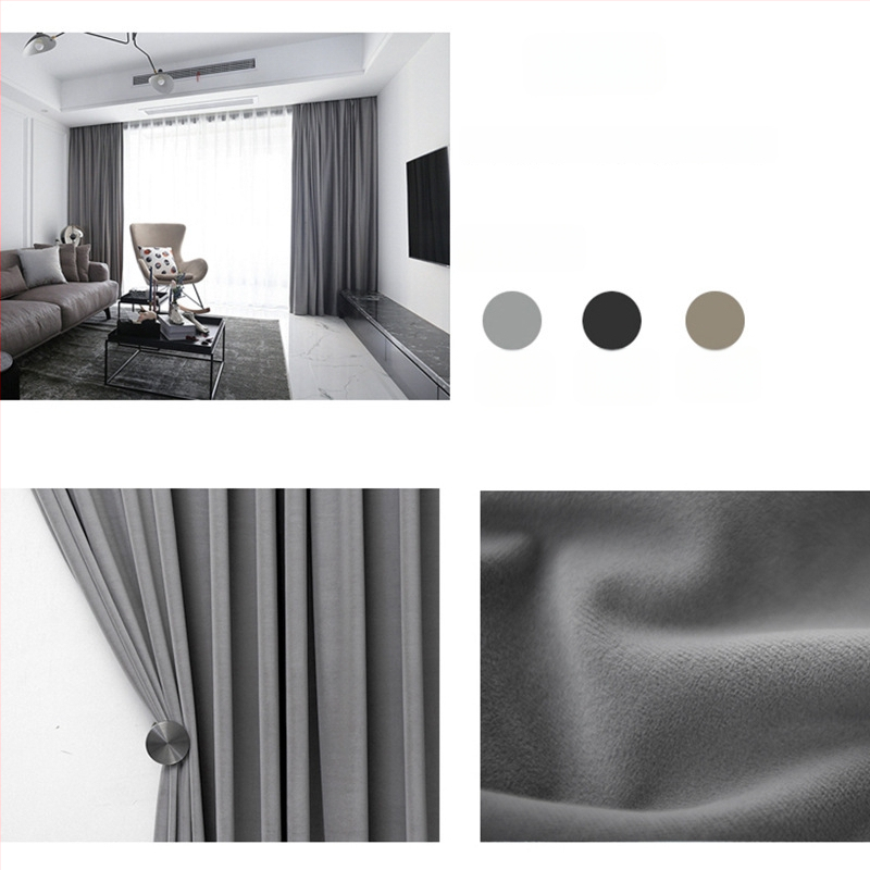 Zamatový záves s čipkou do obývačky, polyesterový materiál, polotienenie 40–70%