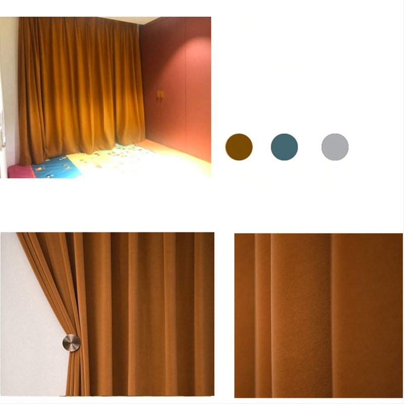 Zamatový záves s čipkou do obývačky, polyesterový materiál, polotienenie 40–70%