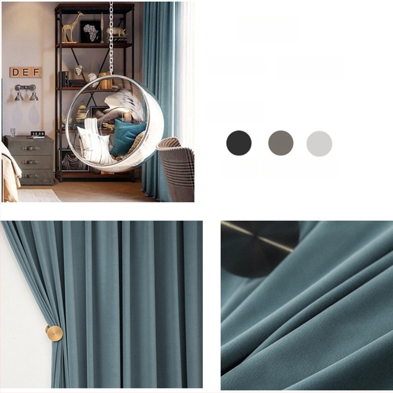 Zamatový záves s čipkou do obývačky, polyesterový materiál, polotienenie 40–70%