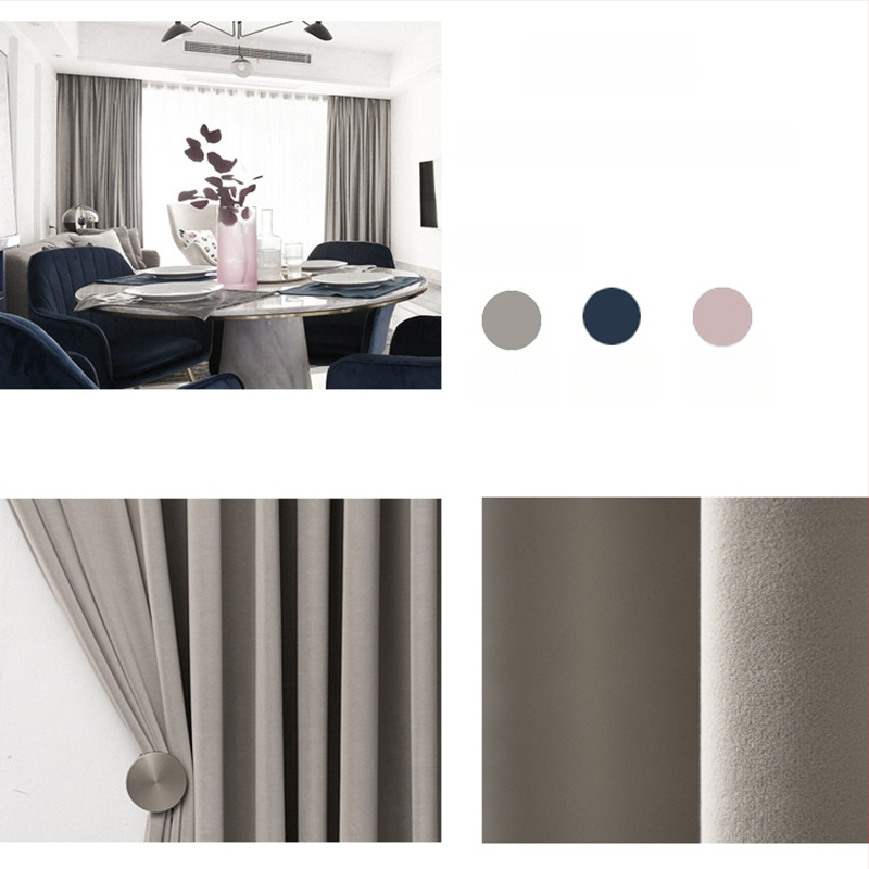 Zamatový záves s čipkou do obývačky, polyesterový materiál, polotienenie 40–70%