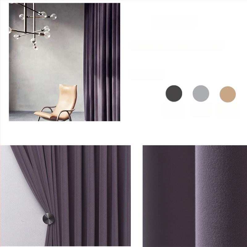 Zamatový záves s čipkou do obývačky, polyesterový materiál, polotienenie 40–70%