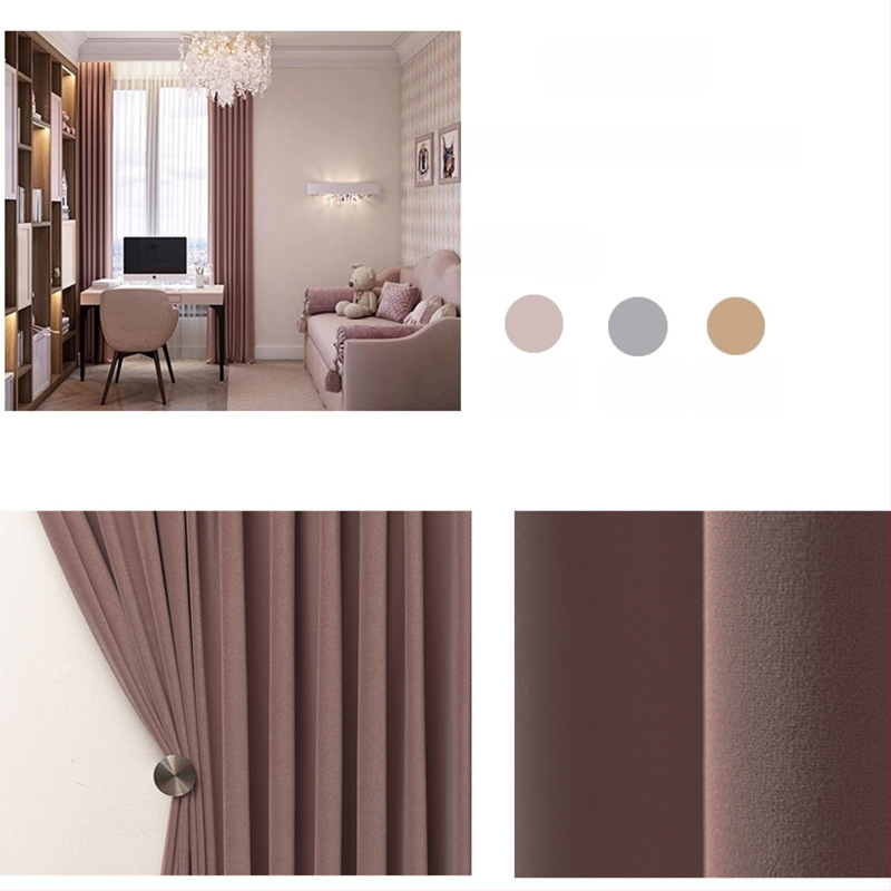 Zamatový záves s čipkou do obývačky, polyesterový materiál, polotienenie 40–70%