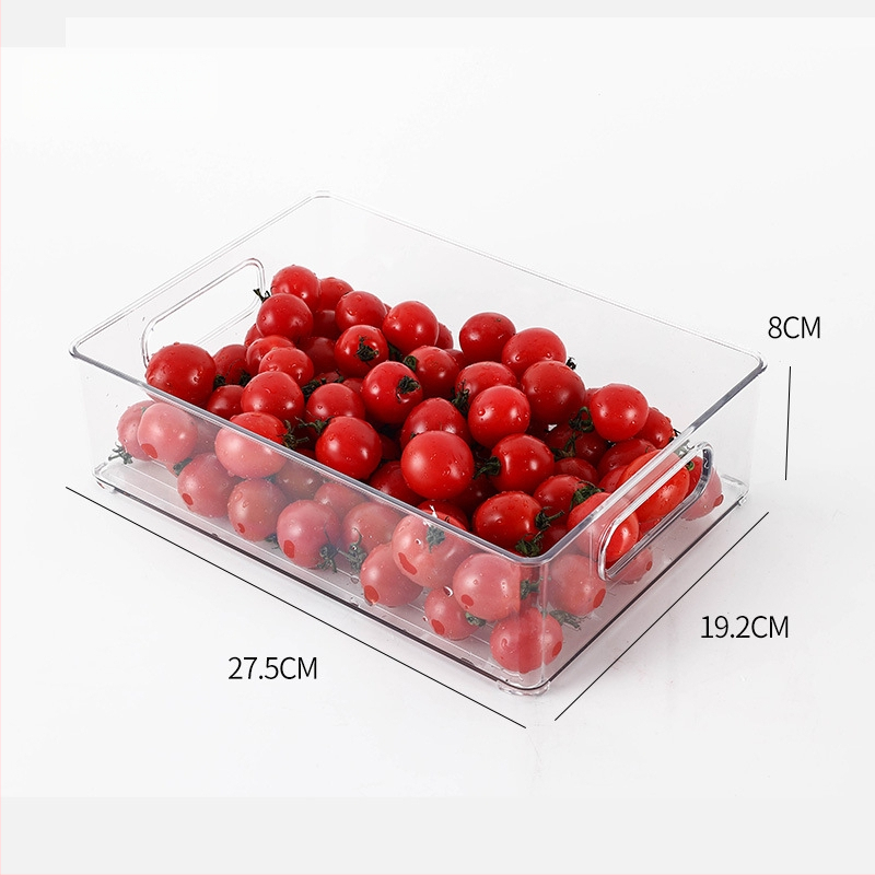 Box na skladovanie v chladničke pre ovocie a zeleninu, potravinársky plast, jednoduchý štýl, kuchynský organizér