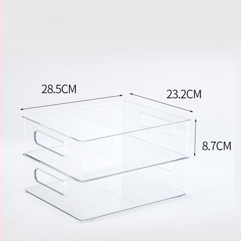 Box na skladovanie v chladničke pre ovocie a zeleninu, potravinársky plast, jednoduchý štýl, kuchynský organizér