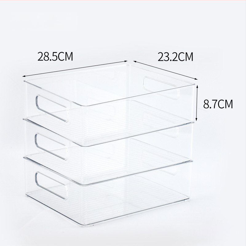 Box na skladovanie v chladničke pre ovocie a zeleninu, potravinársky plast, jednoduchý štýl, kuchynský organizér