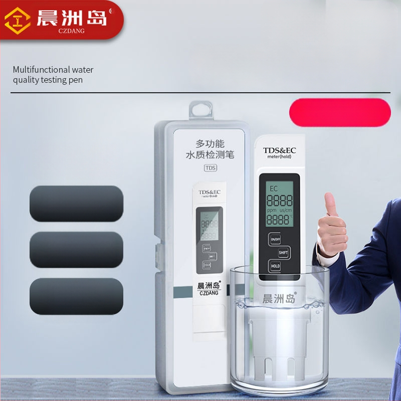 Prenosný analyt kvality vody Morning Island A1 – pH, TDS 0–9999 ppm, vodivosť 0–9999 µS/cm, presnosť 2% F.S.