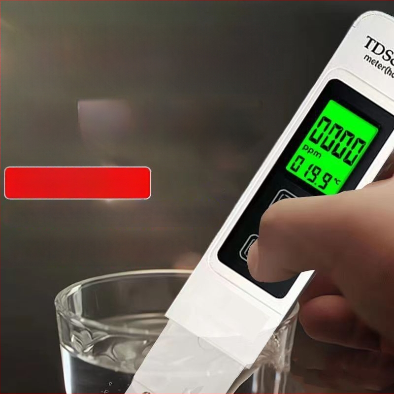 Five man Prenosný analyzátor kvality vody – Tri v jednom: teplota, EC (vodivosť) a TDS – Model 1