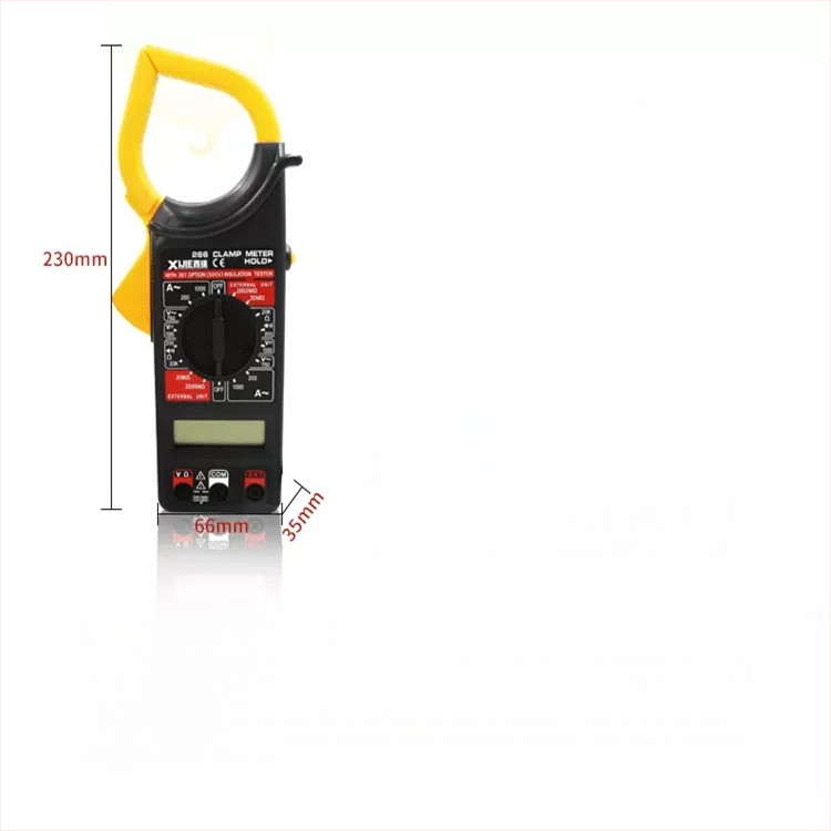 WestJet klampový digitálny multimeter s ochranou proti prehriatiu, AC voltmeter, digitálny displej, rozsah kapacity 4