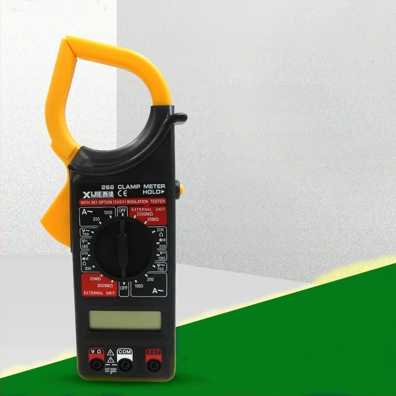 WestJet klampový digitálny multimeter s ochranou proti prehriatiu, AC voltmeter, digitálny displej, rozsah kapacity 4