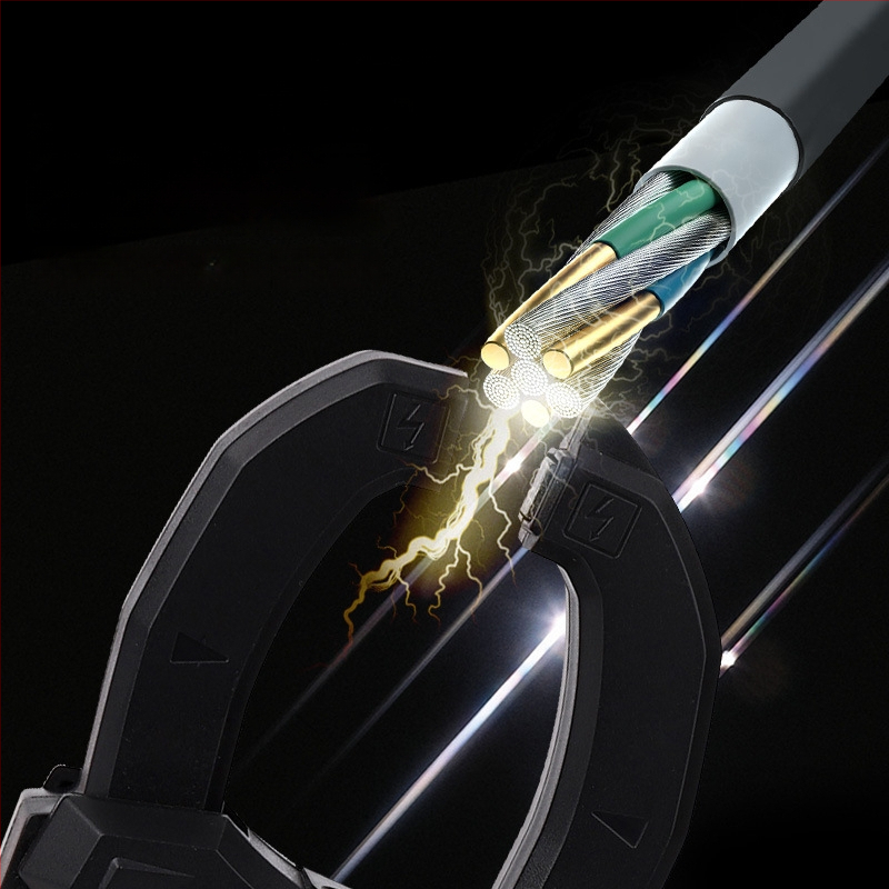 Digitálny kliešťový merač, multifunkčný multimetr, rozsah 600A, displej 1999