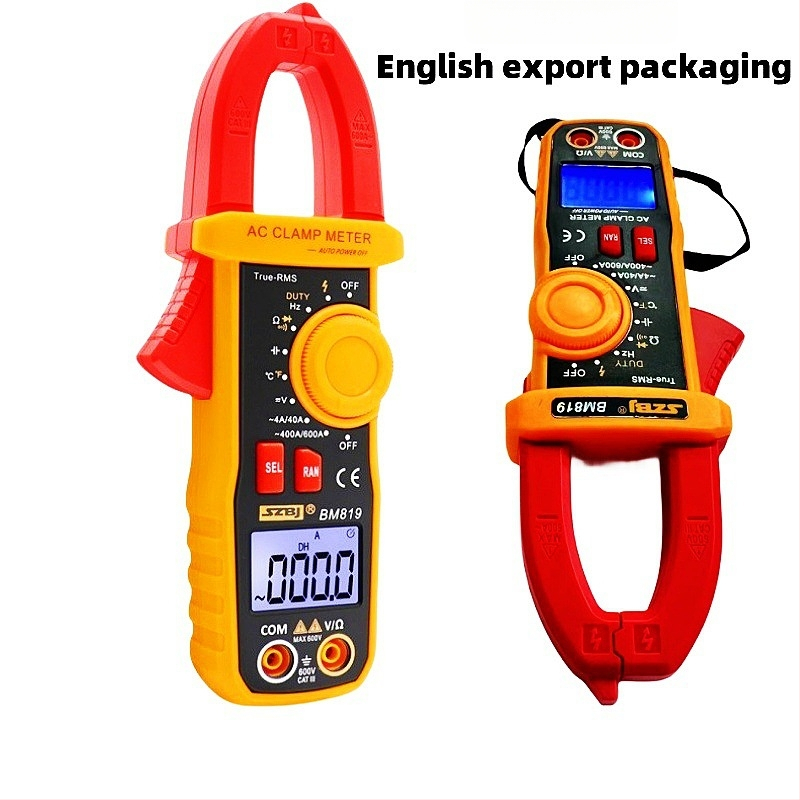 Digitálny klešťový merací prístroj BM819 – AC/DC prúd, rozsah 600 A, teplota
