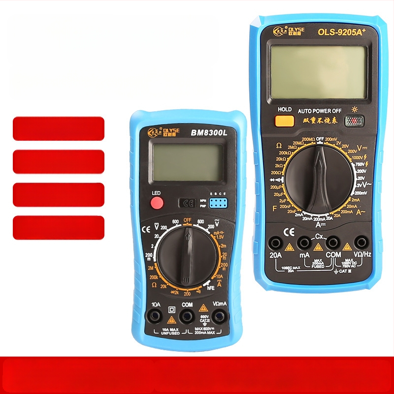 Prenosný digitálny multimeter, vysokej presnosti, automatický rozsah, test diódy, uloženie údajov