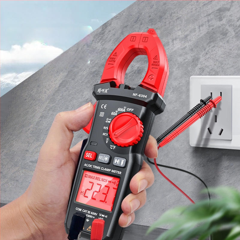 NF-6301 klipový multimeter - digitálny vysokopresný, automatický klipový ampermeter, CE ISO9001 FCC REACH certifikovaný