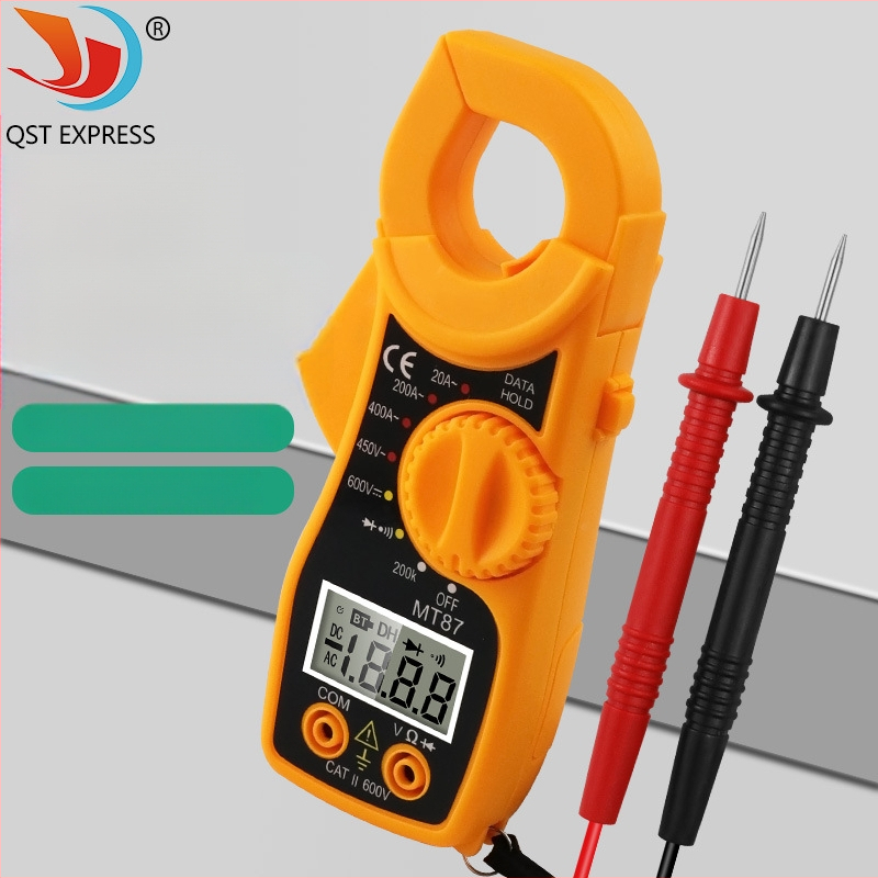 MT87 skaitmeninis klampinis multimetras su skaitmeniniu ekranu, pilna apsauga, laidumo testas su pyptimu, srovės matavimas