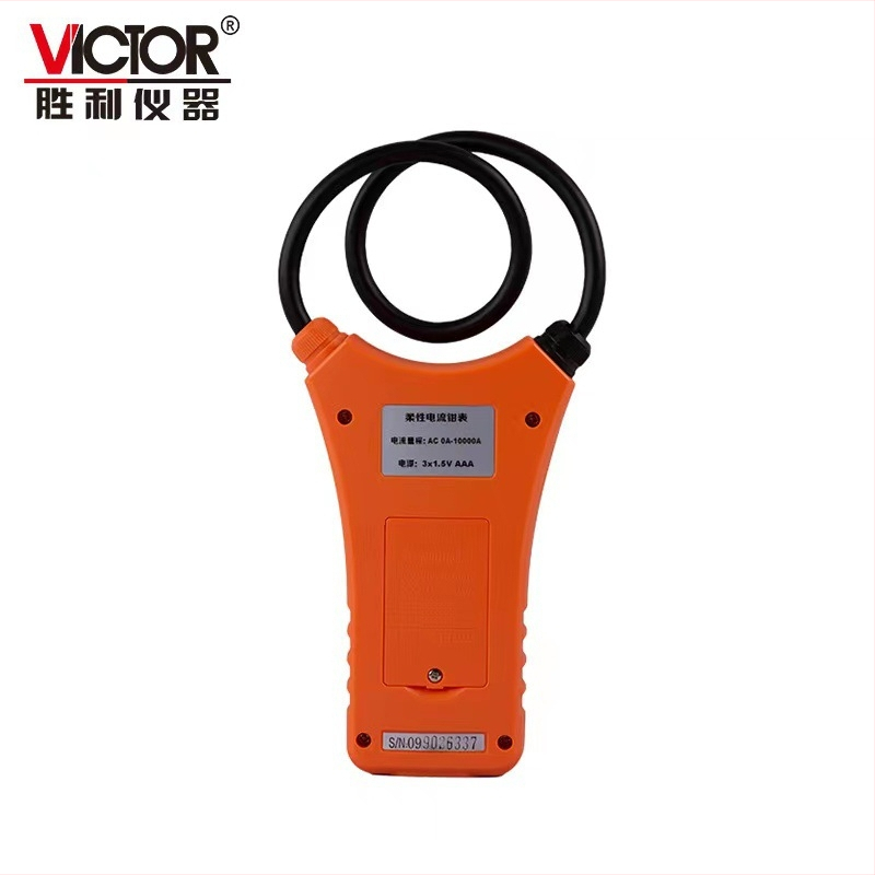 VC690 klampmér s pružnou čeľusťou, meranie prúdu v mA, AC/DC únikový prúd, vysoká presnosť