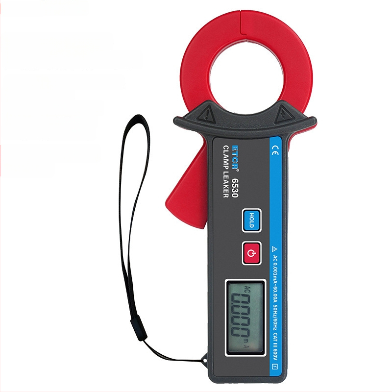 ETCR6530/6540 - klešťový prístroj na únikový prúd, kompaktný a prenosný, určený pre automobilový sektor