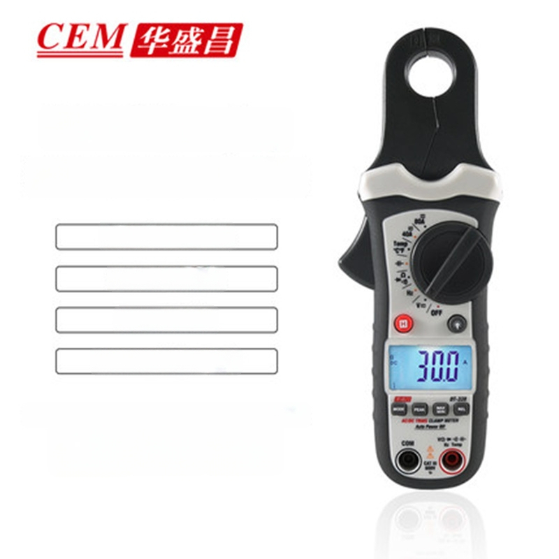 Huashengchang DT-338 Kliešťový meter s True RMS pre meranie AC/DC napätia a prúdu