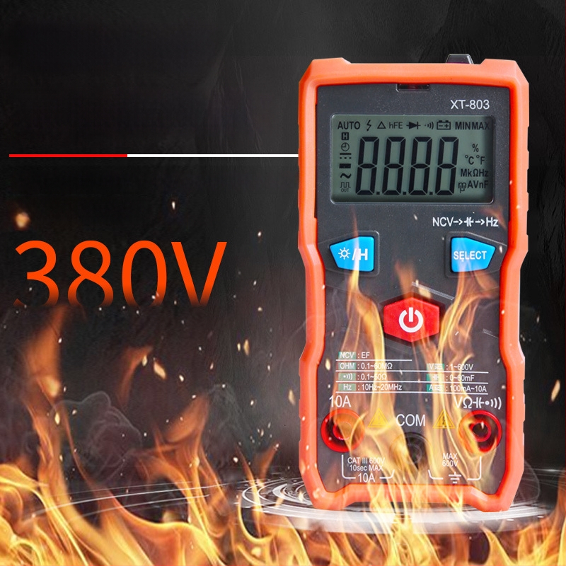 Ψηφιακό πολύμετρο με αυτόματο εύρος μέτρησης, υψηλής ακρίβειας μετρητής χωρητικότητας, συμπαγές