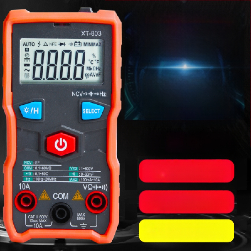 Ψηφιακό πολύμετρο με αυτόματο εύρος μέτρησης, υψηλής ακρίβειας μετρητής χωρητικότητας, συμπαγές