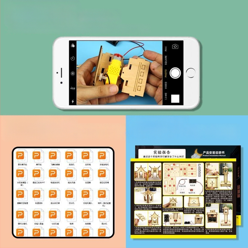 Dynamometer s pružinou – drevená vzdelávacia hračka pre vek 7–14, balené v taške, OEM logo