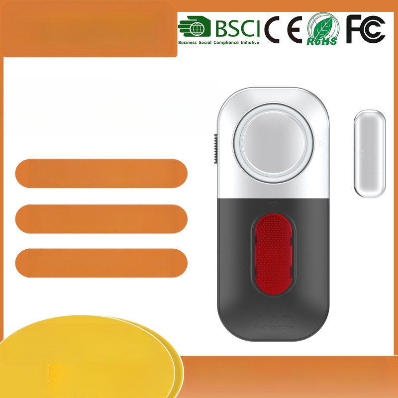 MEINOE MSA-826 Bezvadu durvju un logu signalizators, 130 dB sirēna, magnētiskais kontakts, induktīvā detekcija