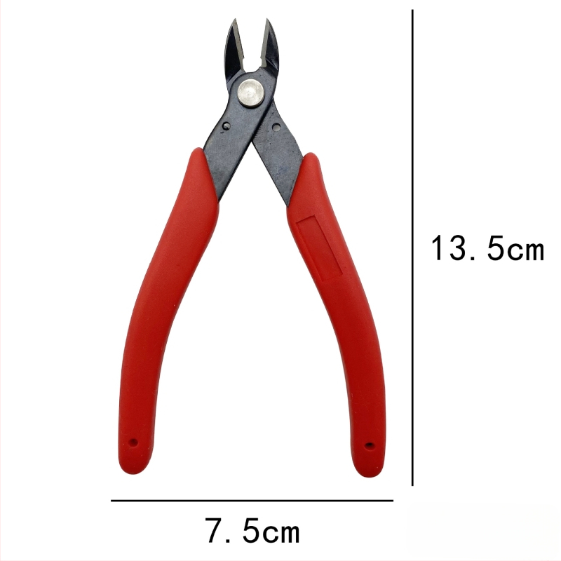 Kliešte na šperky s paralelnými čeľustami a dvojitými špičkami – s pružinou, 45# oceľ, 0,15–0,155 kg