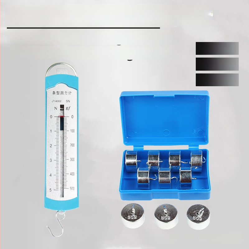 5N pružinový dinamometer s kovovým hákom – výučbový nástroj z mechaniky pre základnú a strednú školu