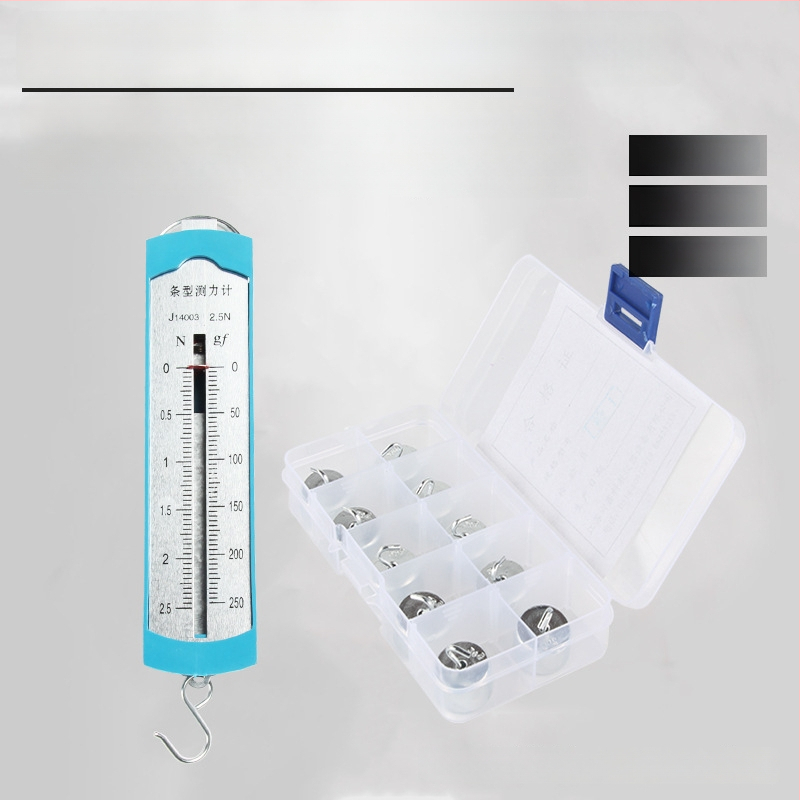 5N pružinový dinamometer s kovovým hákom – výučbový nástroj z mechaniky pre základnú a strednú školu