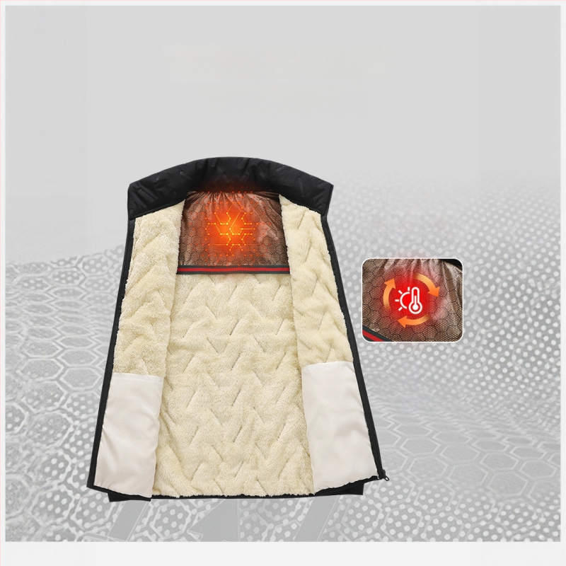 Flísová vesta s stojacím golierom, zipsové zapínanie, flísová podšívka, bočné vrecká