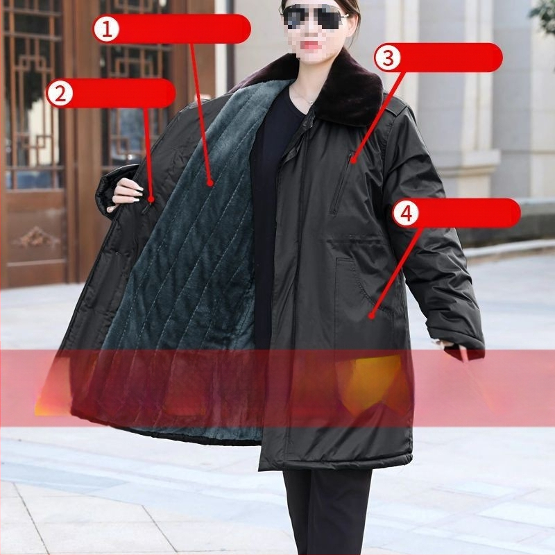 Dlhý kabát, kórejská verzia, voľný strih, corduroy látka, hlavná tkanina: ľan, obsah < 10%