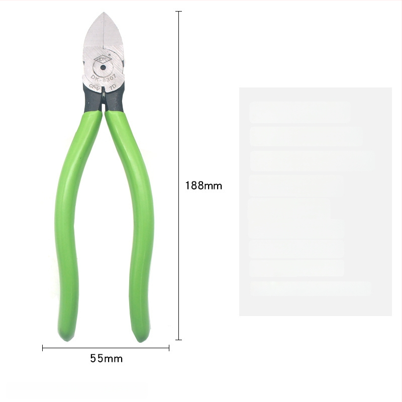 DK priemyselné diagonálne kliešte na rezanie A05, Cr-V oceľ, pevné a odolné, hmotnosť 0,15 kg