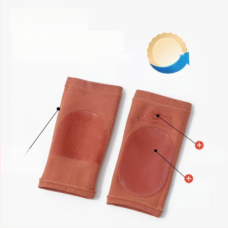 Ponožky na ochranu päty z bavlny a silikónového gélu, celosezónne použitie, Foot product collection.