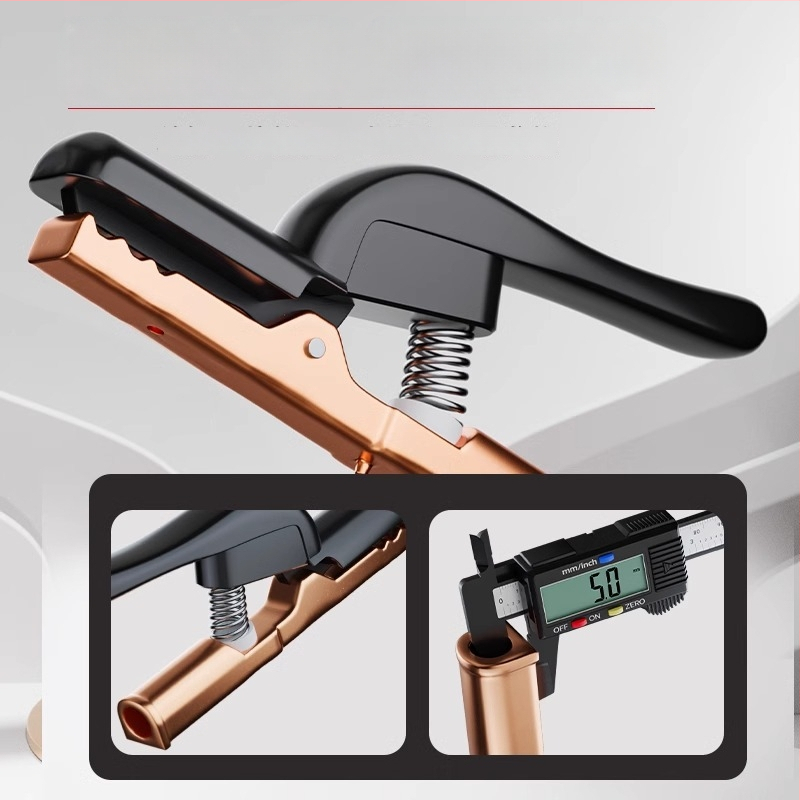 Zváracia spona Delixi, meď, vysokoteplotná, pre zváranie oblúkové, hmotnosť 362 g