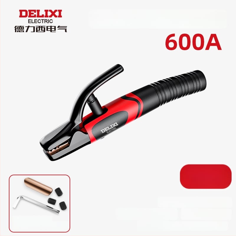 Zváracia spona Delixi, meď, vysokoteplotná, pre zváranie oblúkové, hmotnosť 362 g