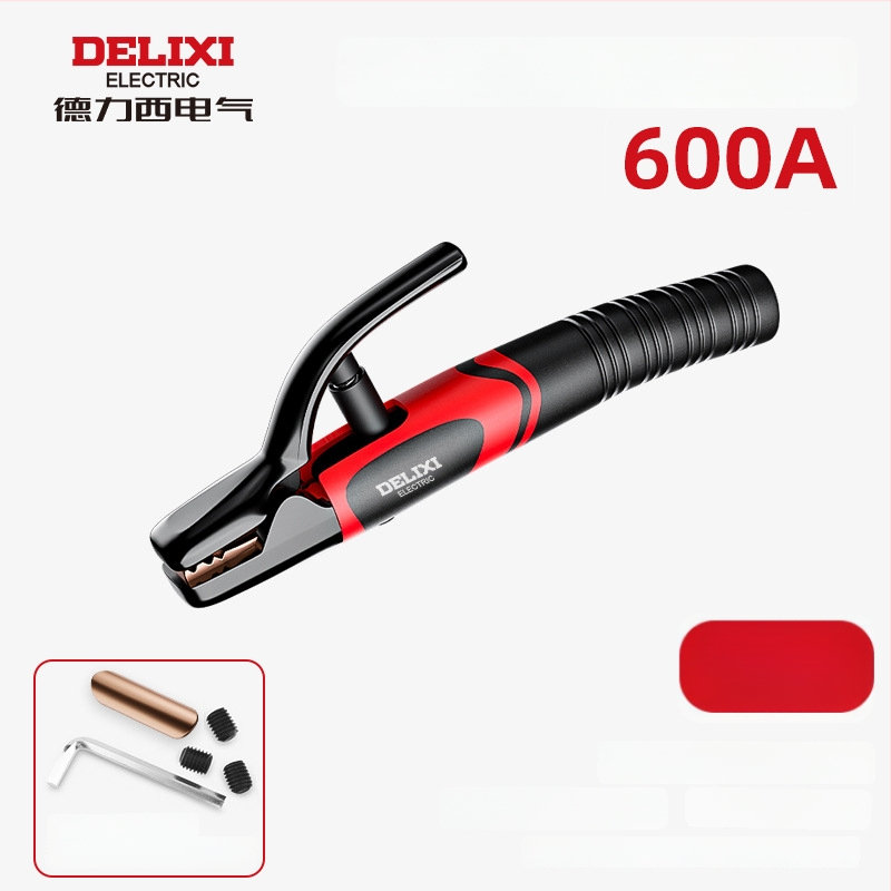 Zváracia spona Delixi, meď, vysokoteplotná, pre zváranie oblúkové, hmotnosť 362 g